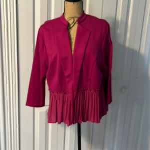 Torrid size 2 ruffle bottom jacket